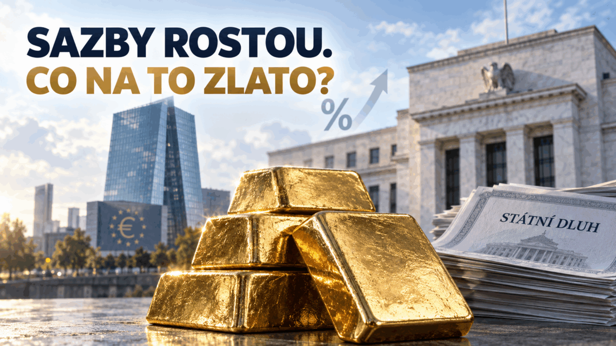 ECB zvýšila sazby, Fed zřejmě přijde na řadu. Zlato ale řeší jiný problém