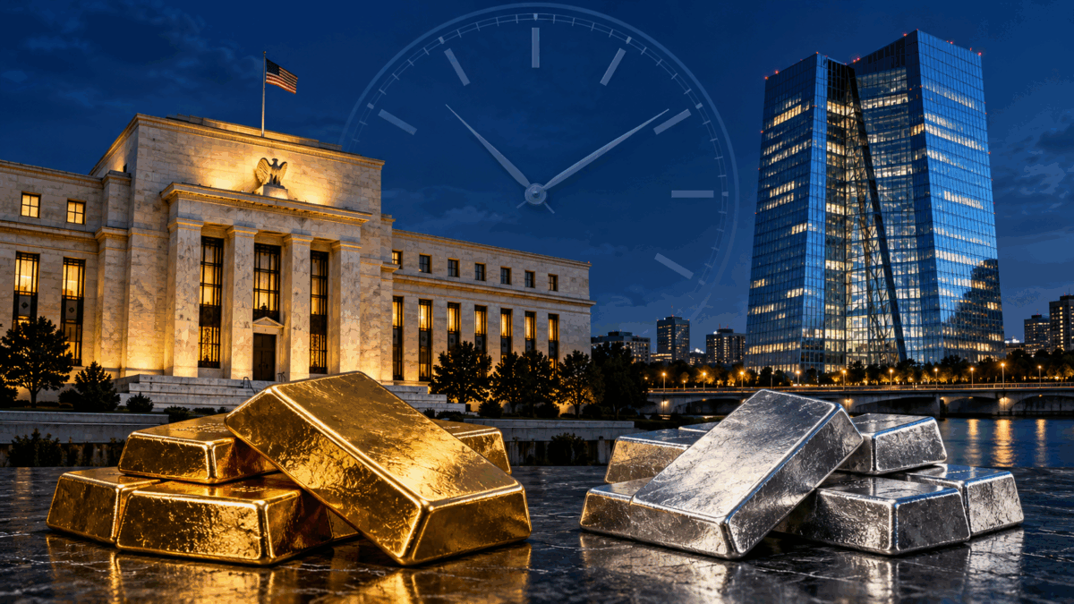 Týden dvou centrálních bank. Co mohou Fed a ECB změnit pro zlato